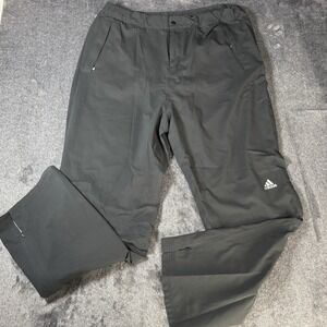 Adidas Pants Mens 2XL Black Climaproof Storm Golf Lightweight Lined Rain‎ Wind